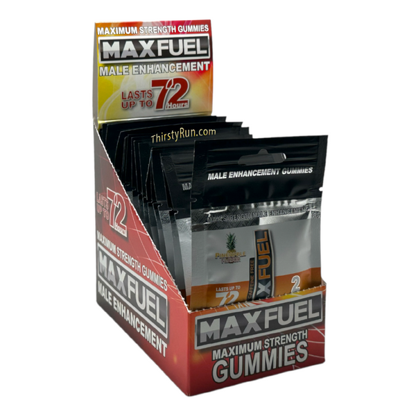 Maxfuel Male Enhancement Gummies - Pineapple (24 Packs. of 2 Gummy Per Pack)