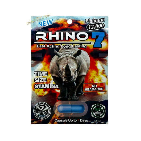Rhino 7 Platinum Pills (1 Capsule Each)