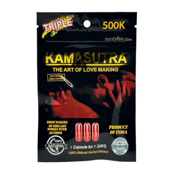 Kamasutra 500k Pills - Triple Pills (3 Capsules Each)