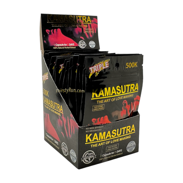 Kamasutra 500k Pills - Triple Pills (24 ct. of 3 Capsules Each)