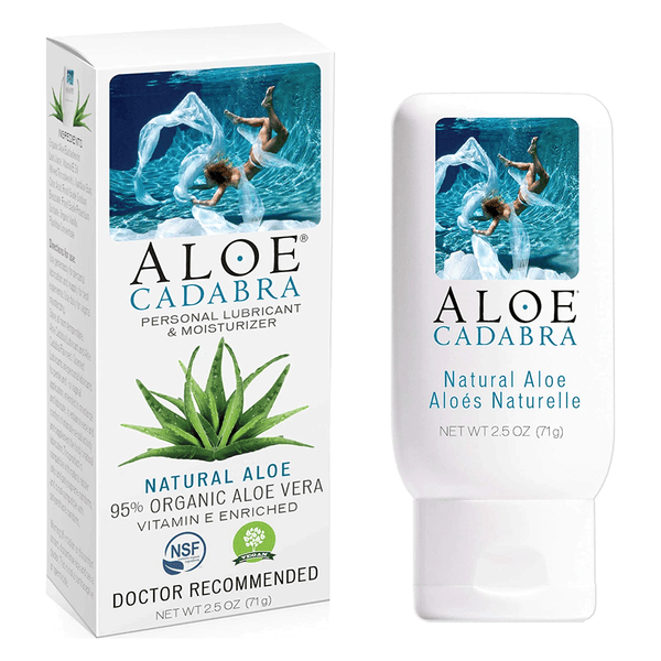 Aloe Cadabra Natural Lubricant for Men and Women - Unscented (2.5 Fl Oz)