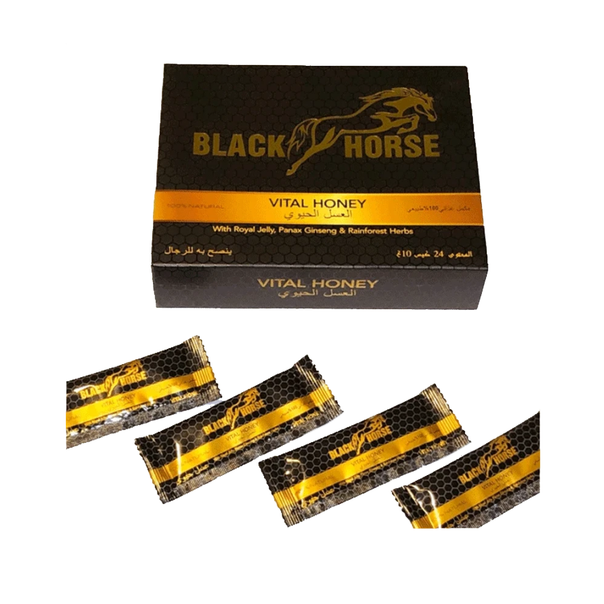 Black Horse Extra Vital Honey 48 x 10 gram