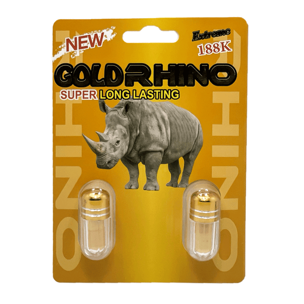 Gold Rhino 188K Double Pill (2 Capsules Each)