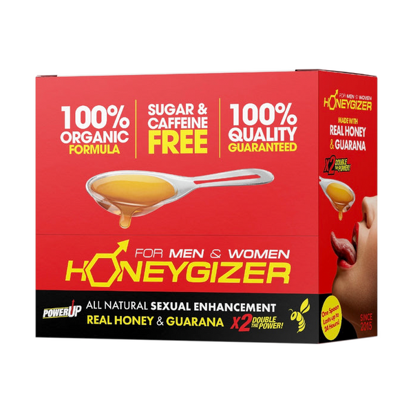 HONEYGIZER Male Sexual Enhancement- Real Honey & Guarana (24 Spoons)