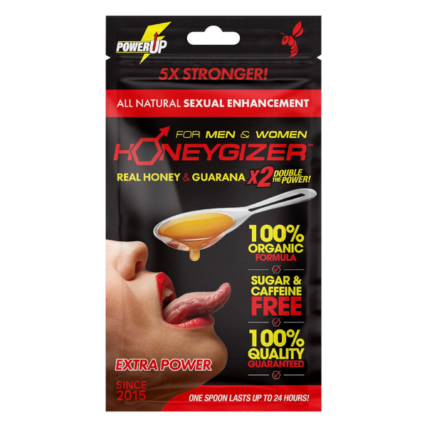 HONEYGIZER Male Sexual Enhancement- Real Honey & Guarana (1 Spoon)