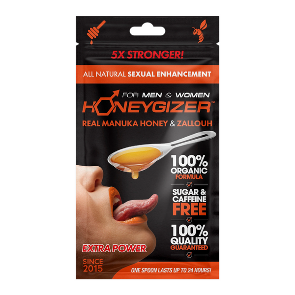HONEYGIZER Male Sexual Enhancement- Real Manuka Honey & Zallouh (1 Spoon)