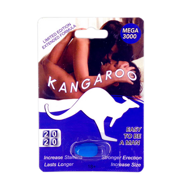 Kangaroo Blue Mega 3000 Pill (1 Capsule Each)