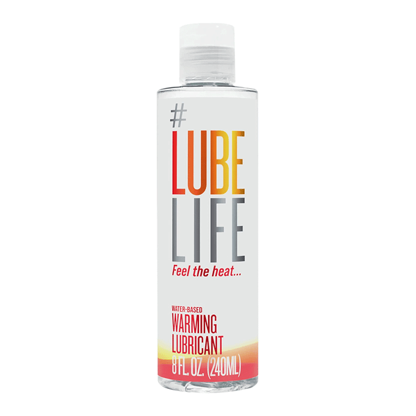 LubeLife Water Based Lubricant for Men and Women - Warming (8 Fl OZ)