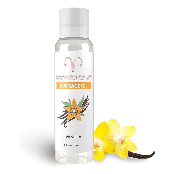 Promescent Massage Oil - Vanilla Scent (4 Fl OZ)
