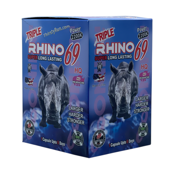 Rhino Power 2200K Triple Pill (24 ct. of 3 Capsules Each)