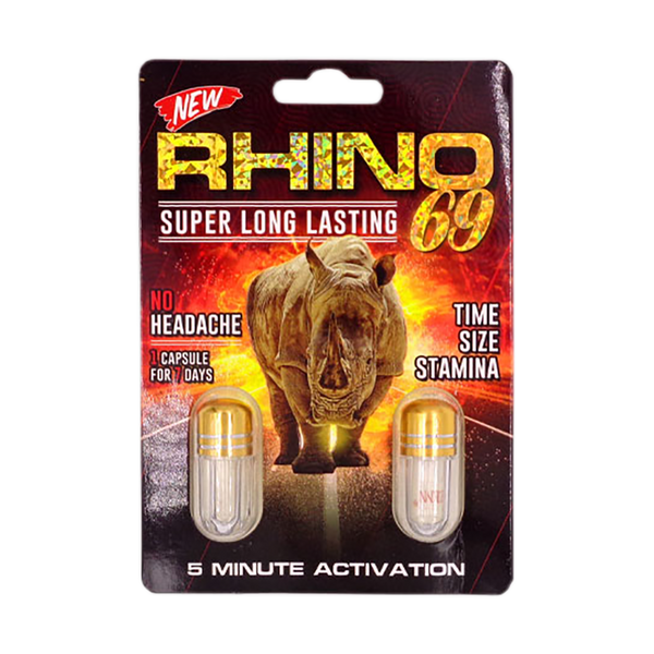 Rhino 6-9 Double Pill (2 Capsules Each)