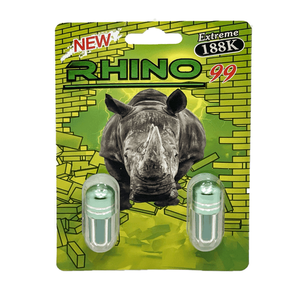 Rhino 99 Double Pill (2 Capsules Each)