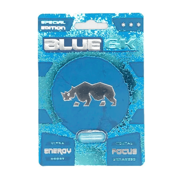 Rhino Blue 6K Pill (1 Capsule Each)