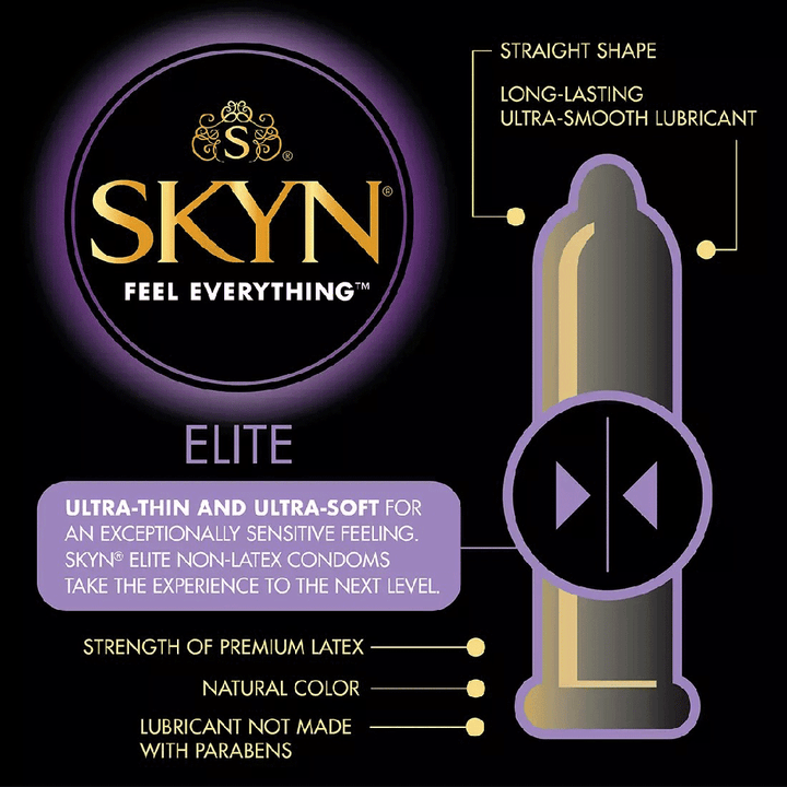 SKYN Elite Non-Latex Lubricated Condoms, (46 ct.)