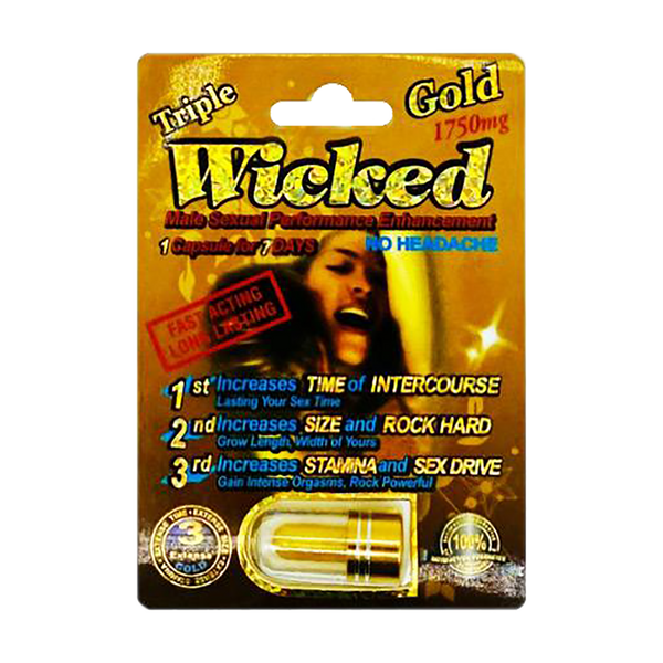 Triple Wicked Gold Pill (1 Capsule Each)
