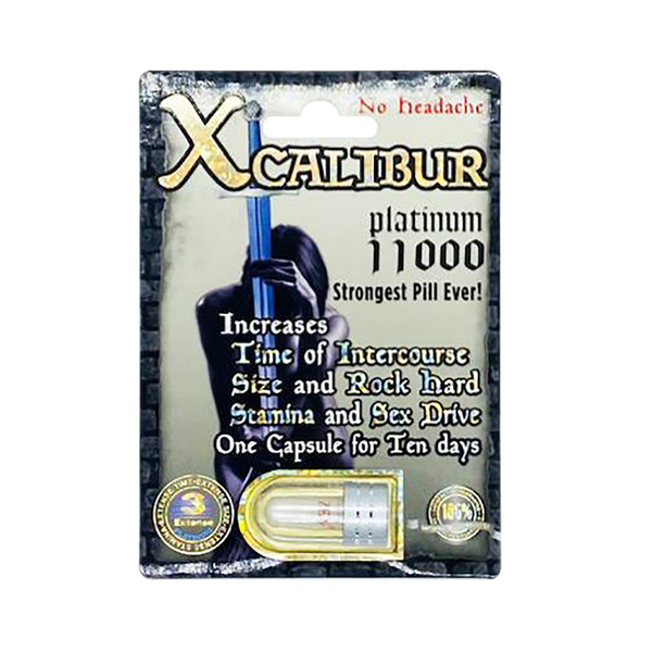Xcalibur Platinum 11000 Pill (1 Capsule Each)