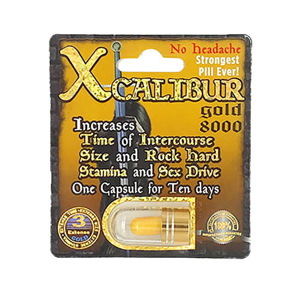 Xcalibur Gold 8000 Pill (1 Capsule Each)